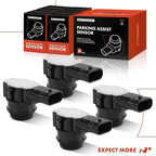 A-Premium 4-PC Reverse Backup Parking Aid Assist Sensor Compatible with Jeep & Chrysler Models - KL Series Cherokee 2019-2023
