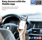 F150 Dash Cam 4K Custom fit for Ford F150 2018-2026 F250/F350/F450 Super Duty 2020-2026 XLT Lariat King Ranch Raptor Limited 