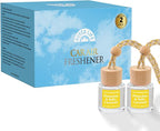 HoogaLife Car Air Freshener Diffuser 2 Pack Hanging Pistachio Salty Caramel Car Air Freshener for Women 45+ days Long Lasting