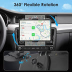 Linkstyle 2 in 1 CD Slot Tablet Car Mount, Universal 360° Rotation CD Player Car Phone Holder Car CD Tray Tablet Stand for 4.7-12.9in Devices, Black