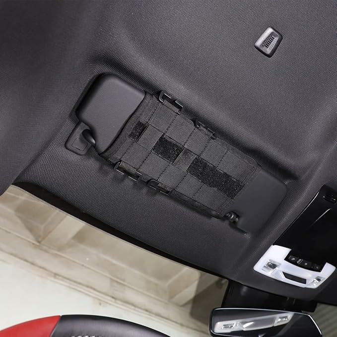 Car Sun Visor Organizer Fit for Toyot@ Supra GR A90 A91 MK5 2019-2022, Auto Car Visor Pocket, Sunshade Storage Bag, Cards, Sunglasses, Driver's License, Cell Phones and Other Items Storage (Regular)
