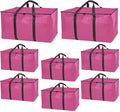 ClearSpace Oversized Moving Bags or Storage Bag – Large Moving Boxes with Backpack Straps, Zippers & Handles – Heavy-Duty Pac