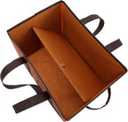 Foraineam Reusable Grocery Bags Set Durable Heavy Duty Tote Bag Collapsible Grocery Shopping Box Bag with Reinforced Bottom