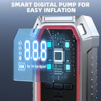 Jump Starter with Air Compressor, 5000A Peak Car Battery Jump Starter(9.0 Gas/8.0L Diesel), 160PSI 12V Jump Box Car Battery