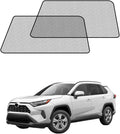 Car Window Shades for Toyota RAV4(2019-2025), 2-Pack Rear Window Sun Shades for Baby – Breathable Mesh, UV & Heat Blocker, Privacy Protection for Camping, Travel, Sleep & Nursing