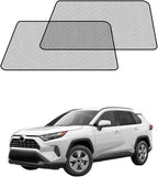 Car Window Shades for Toyota RAV4(2019-2025), 2-Pack Rear Window Sun Shades for Baby – Breathable Mesh, UV & Heat Blocker, Privacy Protection for Camping, Travel, Sleep & Nursing