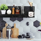 Chunful 58 Pcs Pegboard Organizer Kits Plastic Pegboard Wall Panel Mount Display Accessories Include Storage Boards Buckets a