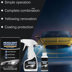 Headlight Restoration Kit, Headlight Refurbishment Spray, Car Headlamp Protective Agent, Headlamp Coating Polishing Kit for C