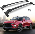 Snailfly 330 lbs Lockable Roof Rack Cross Bars Fit for 2019-2026 Chevy Chevrolet Blazer with Side Rails (Not for EV), Aluminum Crossbars Cargo Carrier for Bike Kayak Skis Rooftop Accessories