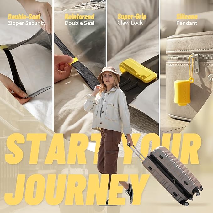 Cordless Vacuum Bags for travel - 20 Pack Rechargeable Wireless Vacuum Seal Bags for Clothing Travel, Space Saver vacuum stor