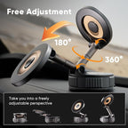 Phone Holders for Your Car, Car Phone Holder for Magsafe [Upgraded Strongest Suction & Magnetic] 360° Adjustable Magnetic Car Phone Mount for Your Car/Gym/Mirror Mount for iPhone & Android | Best Gift