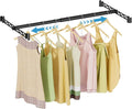 VIPEK Expandable Closet Rod with Hanger Rail Suitable for 24"-41" Wire Shelf Clothes Rack Adjustable Metal Heavy Duty Hanging