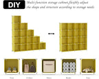 AWTATOS Cube Storage Organizer, Storage Cubes Shelves, 16 Cube Closet Organizers and Storage, DIY Stackable Bookshelf Plastic