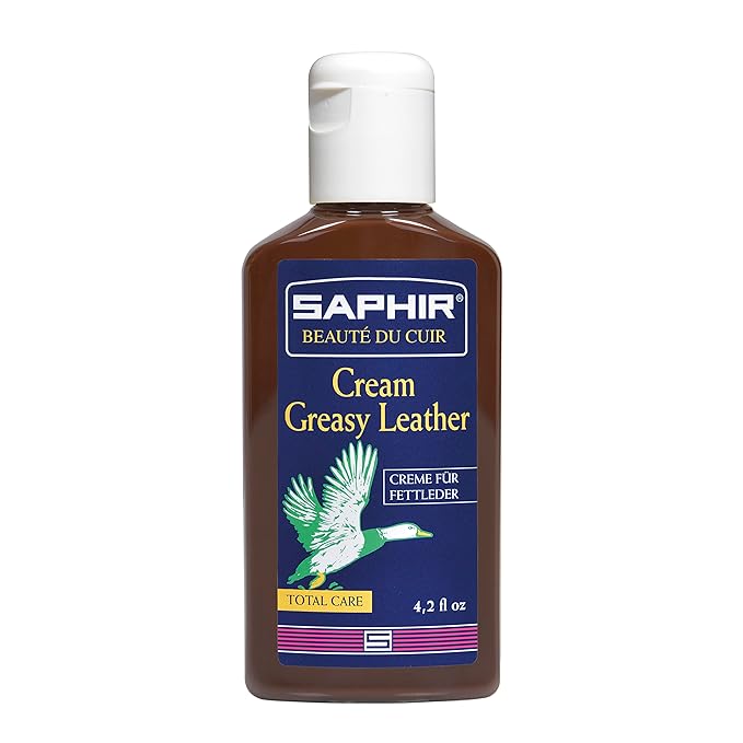SAPHIR Creme Cuir Gras - Cream for Oiled Leather 125ml (Brown)