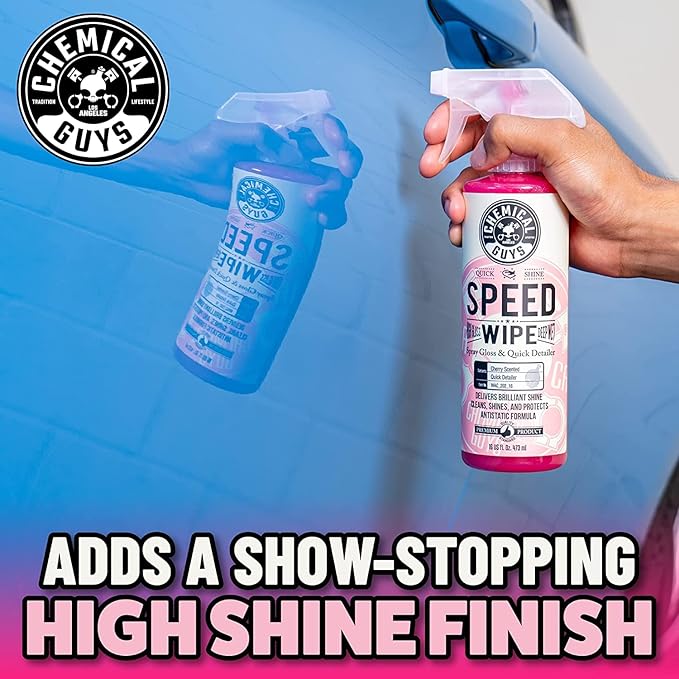 Chemical Guys Speed Wipe Quick Detailer, Safe for Cars, Trucks, SUVs, Motorcycles, RVs & More, Extra Large 32 fl oz, Cherry S