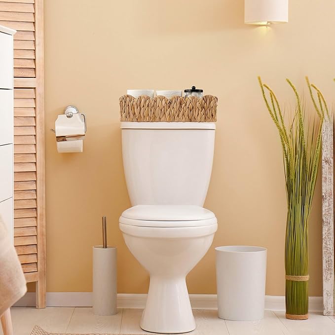 Toilet Paper Storage Basket Bathroom Counter Organizer Wicker Baskets for Organizing Cute Basket for Bedroom Nursery Room Kit