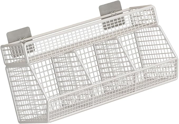 Multifunctional Metal Wire Hanging Basket Wall Organizers Accessory For Kitchen And Living Room With 3 Storage Grids