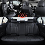 Coverado Seat Covers, Car Seat Covers Full Set, Black Car Seat Cover, Car Seat Covers Front Seats Back Seat Cover, Waterproof