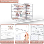 Sorbus Makeup Organizer With 10 Drawers, Acrylic Drawer Organizer for Makeup, Office Organization and Storage, Art Supplies, 