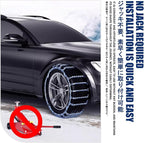 Snow Chains，Tire Chains For Suv，Automatic Locking Mechanism, Easy And Convenient Installation, Reusable, Suitable For Sedans,