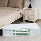 TAILI Under Bed Comforters Storage Container, Save 80% Space, Large Capacity Foldable Under Bed Storage Box for Quilts Pillow