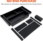 JOJOMARK Center Console Organizer Tray fits for 2019-2022 GMC Sierra/Chevy Silverado 1500 Accessories, 2020-2021 2022 2023 Silverado/Sierra 2500 HD/3500 HD