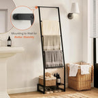 DGWJSU Blanket Ladder, 5 Tier Ladder Shelf,Wooden Blanket Ladders for Living Room and Bedroom, 5.2ft Blanket Holder Rack Farm