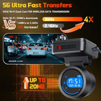 Dash Cam Front for Cars with Built-in WiFi & APP Control, 4K Dash Camera with Free 32GB Card, 1.2" IPS Touch Screen Dash Cam 