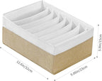 4 Packs T-shirt Drawer Organizers for Clothing,8 Grids Compartment Wardrobe Storage Box, Washable Clothes Organizer for Folde