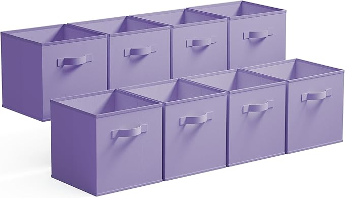 GRANNY SAYS Cube Storage Bins, 11 Inch Cube Storage Organizer, Fabric Collapsible Storage Bins, Storage Cubes for Shelves, Cl
