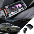 for Model 3 Center Console Organizer Armrest Tray Middle Storage Box Insert Container Durable ABS Plastic Accessories 2024 2025