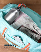 wisedry 50 Gram [6PACKS] Rechargeable Silica Gel Desiccant Packets Fast Reactivate Desiccant Bags Orange to Green indicating