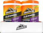 Armor All Car Cleaning Wipes, Wipes for Car Interior and Car Exterior, 90 Wipes Each