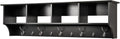 Prepac 60" Contemporary Wall Mounted Coat Rack, Coat Hooks Wall Mount with 4 Shelves, Ideal for Hallway or Entryway Storage S