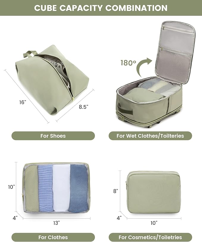 LOVEVOOK Large Travel Backpack for Women, TSA Carry on Backpack for Airplanes, 50L Personal Item Travel Bag for Women fits 17