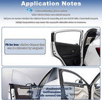 Car Window Covers for Privacy - Universal Side Window Sun Shades for Camping, Baby Naps & Travel - UV & Heat Reduction, Easy Install Magnetic Car Window Shades