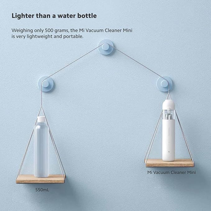 XIAOMI Handheld Vacuum 13,000Pa, Powerful Brushless Motor Cordless Car Vacuum Cleaner, Ultra Lightweight Portable Mini Hand V