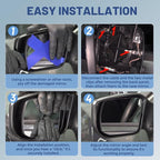 Driver Left Side Mirror Glass - Compatible with Jeep Vehicles - Compass 2017-2025, Cherokee 2014-2023, with Heated/Blind Spot Detection, without Auto Dimming, Replace# 68228919AA