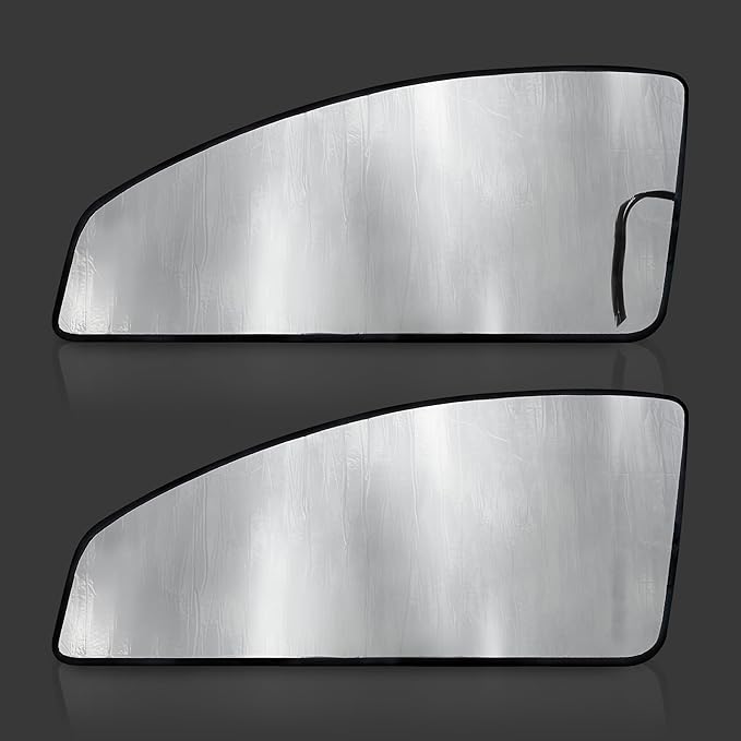 Custom Fit Front Side Sunshades (2pcs) for Mercedes-Benz Sprinter 2019 2020 2021 2022 2023 2024 2025 2026, Insulated Sunshade Privacy Accessories Blockout UV Reflector Protection - Made in USA