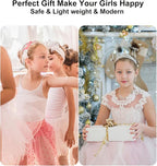 LPHUMEX White Foldable Full Length Mirror for Dance Bag, 33x13 Inch Portable Folding Body Mirror for Dance Travel Wedding Gol