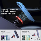 OHLPRO for MagSafe Car Mount Charger iPhone Wireless Car Charger, Stick on Dashboard Magnetic Phone Holder Mount for iPhone 17 Pro Max 16 15 14 Series, 15W Fast Charging, Aluminum Shell