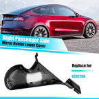 Jaronx Compatible with Tesla Model Y Mirror Holder Lower Cover 2018-2024, Right Passenger Side Rearview Mirror Bracket Bottom Base Cover Replacement for Tesla Model Y Accessories 8202208