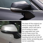 Jaronx Compatible with Toyota Highlander Side Mirror Cover 2020-2024, Passenger Rearview Triangle Base Cover Trim for Toyota Highlander (NOT FIT GRAND HIGHLANDER) (Right Side)