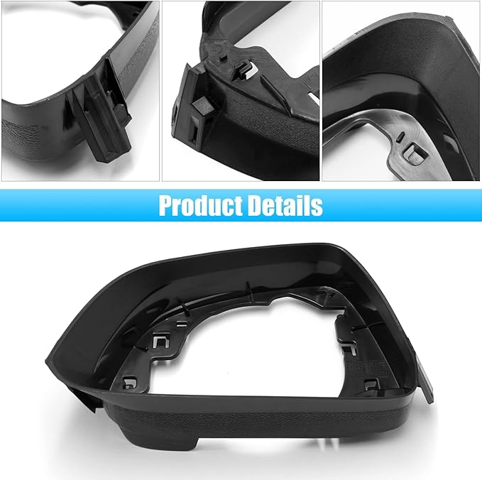 Jaronx Compatible with Tesla Model 3 Side Mirror Cover Housing 2017 2018 2019 2020 2021 2022 2023 2024 2025, Left Driver Door Wing Rearview Mirror Frame Cover Replacement for Tesla Model 3 Accessories