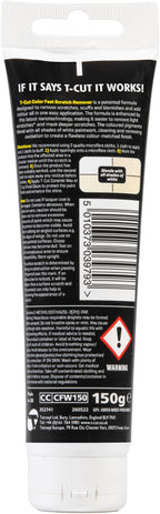 T-Cut Color Fast White Car Wax Polish Scratch Remover Color Enhancer, 5.3 Oz