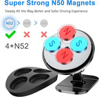 【2-Pack】Magnetic Phone Holder for car, [Strong Magnet] Magnetic Phone Mount for Car [ 4 Plate] iPhone Magnetic car Phone Holder Mount for Cell Phone [360° Rotation] Phone Holders for Your Car Magnetic