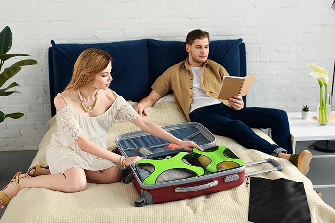 Shacke Packing Cubes for Travel 5 Set - Premium Luggage Organizer Bags - Versatile Travel Organizer for Women and Men - Optim