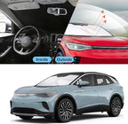 Front Windshield Sun Shade Foldable Car Front Window Sun Shade Windshield Shade Custom Fit for 2021-2025 2026 Volkswagen VW ID.4 Block UV Rays Accessories Heat Keep Cooler