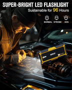 GOOLOO GP4000 Jump Starter 4000A Peak Car Starter (All Gas,up to 10.0L Diesel Engine) SuperSafe 12V Lithium Jump Box,Auto