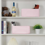 3-Pack Storage Baskets for Organizing | Woven Shelf Toy Basket | Rope Baskets for Gifts Empty | Closet Organizer Bins with Ha
